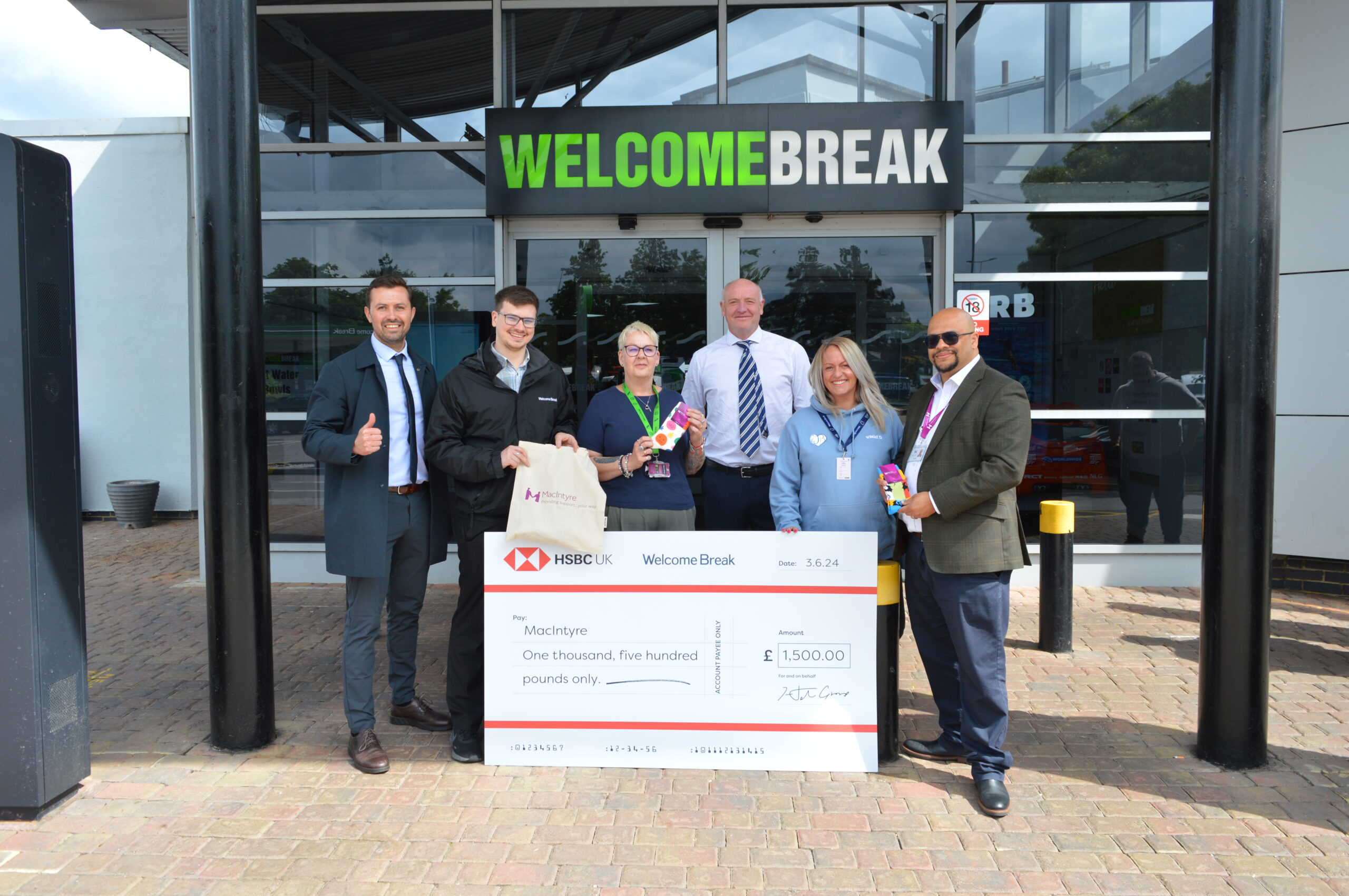 I-Tel Group with Welcome Break and MacIntyre for CSR initiatives through fundraising